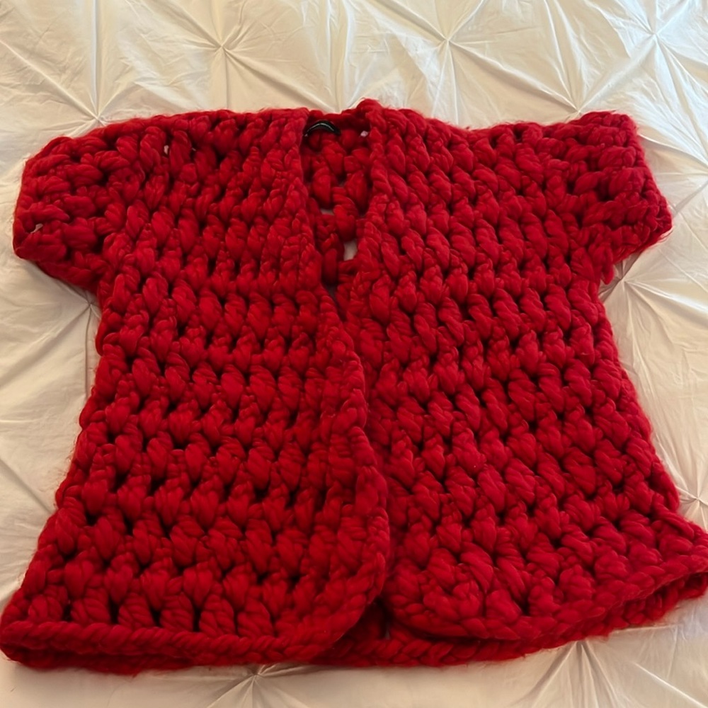 100% Authentic Baby Alpaca Handmade Sweater from Peru. Luxury item.